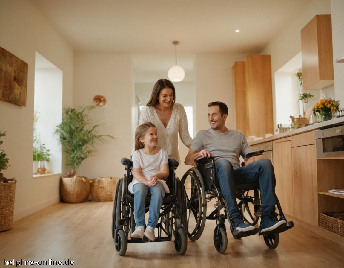 Barrierefreiheit im Wohnraum und Umfeld beachten   - Hilfe für Eltern mit behinderten Kindern